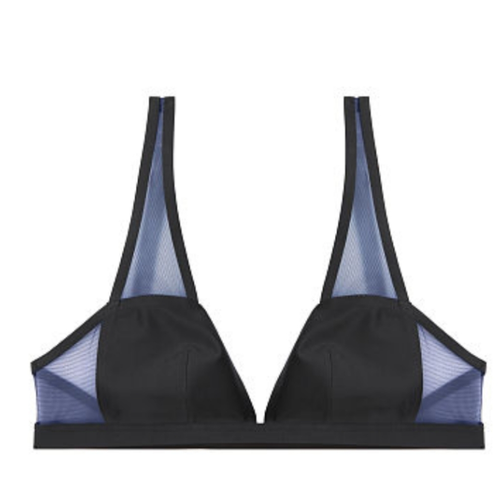 SOLD Black and blue Victoria's secret bralette